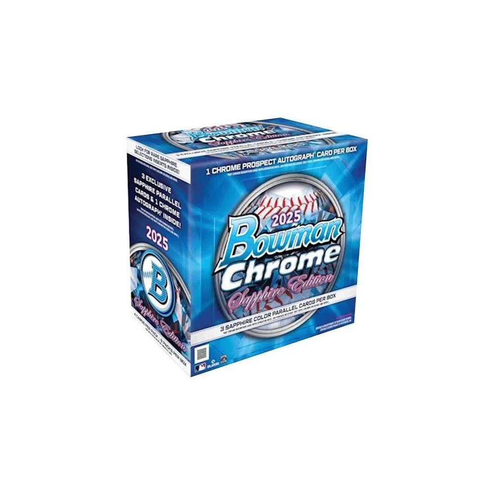 Спортивные карточки 2025 Bowman Chrome Sapphire Baseball Hobby Box 2