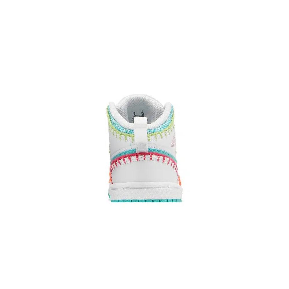 Баскетбольные кеды Air Jordan 1 Mid SE TD 'Multi Knit' 7