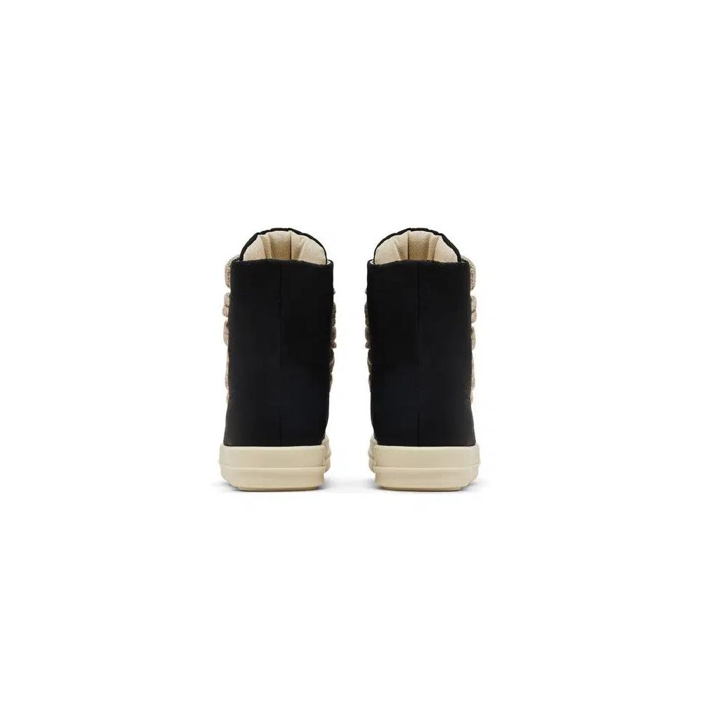 Кроссовки Rick Owens Wmns DRKSHDW Hollywood Jumbo Lace Puffer High 'Black Milk' 6