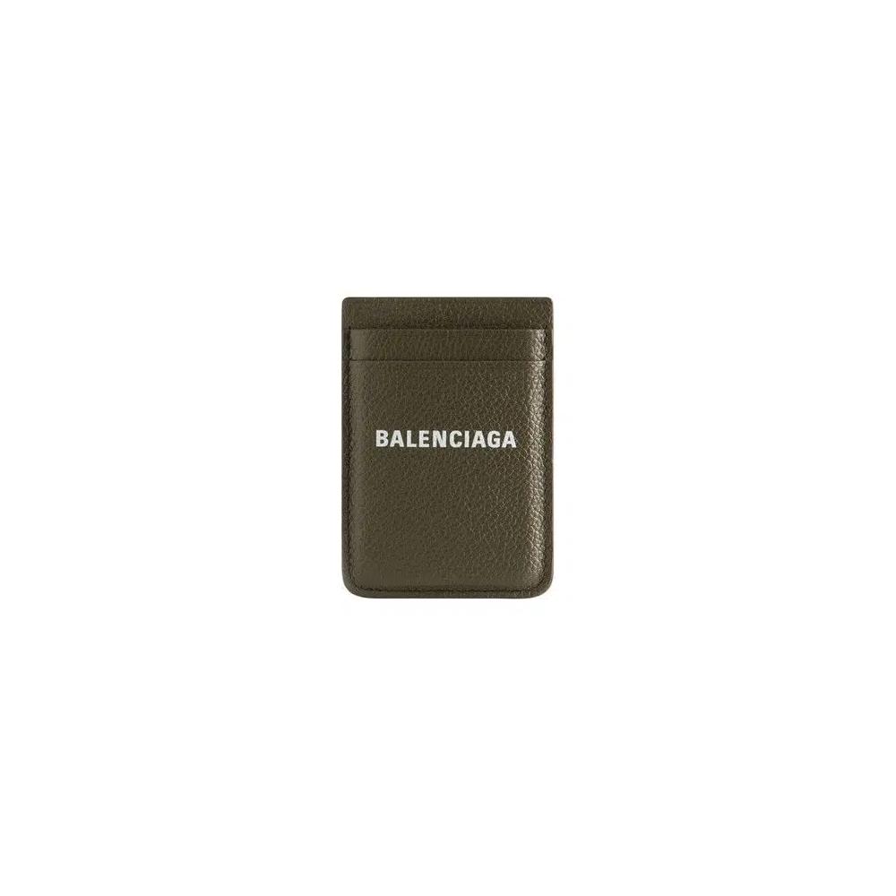 Держатели для карт Balenciaga Cash Magnet Card Holder 'Olive' 1