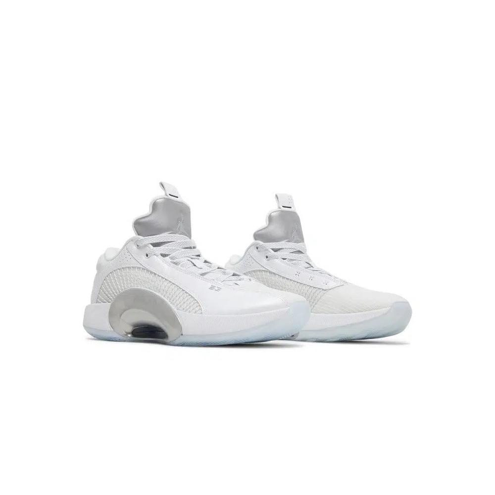 Кроссовки Air Jordan 35 Low 'White Metallic Silver' 8