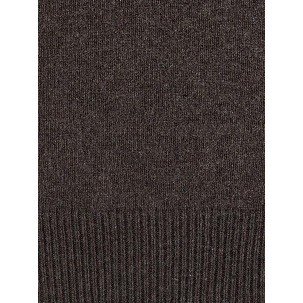 V-neck elbow-patch sweater 3