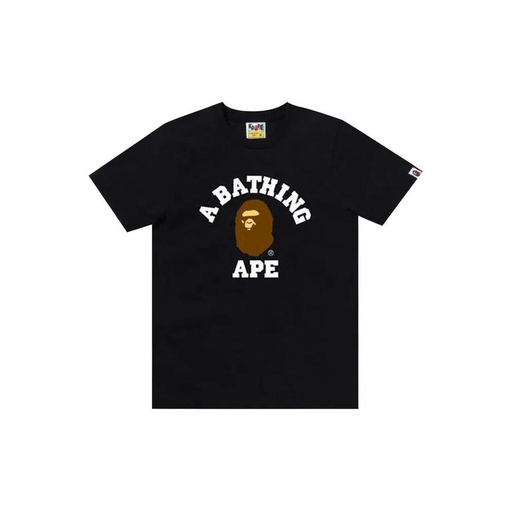 Топы BAPE College Tee 'Черный' 1