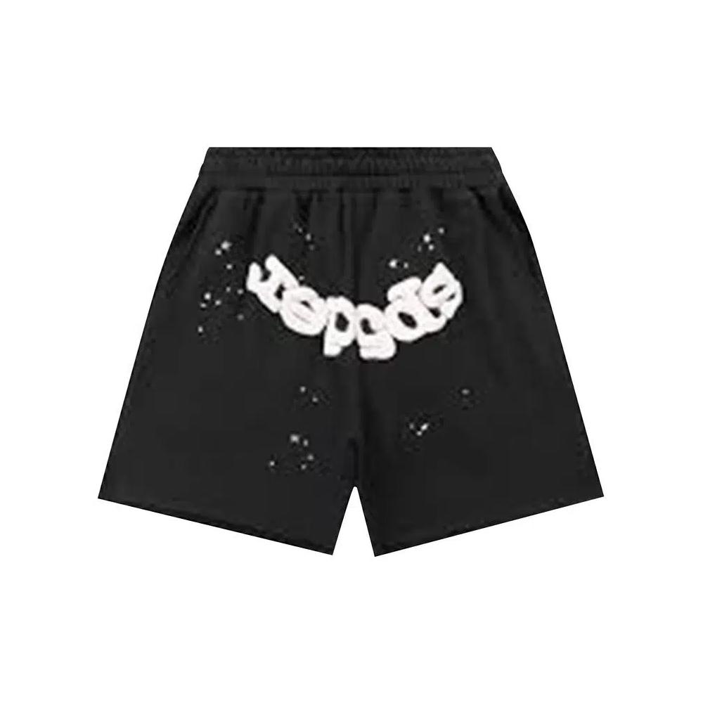 Низ Hellstar OG Web Logo Sweatshort 'Черный' 1