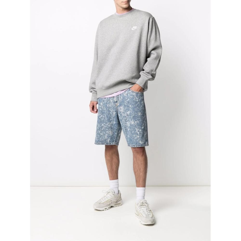 Флисовая толстовка NSW Club Fleece Crew Grey 2