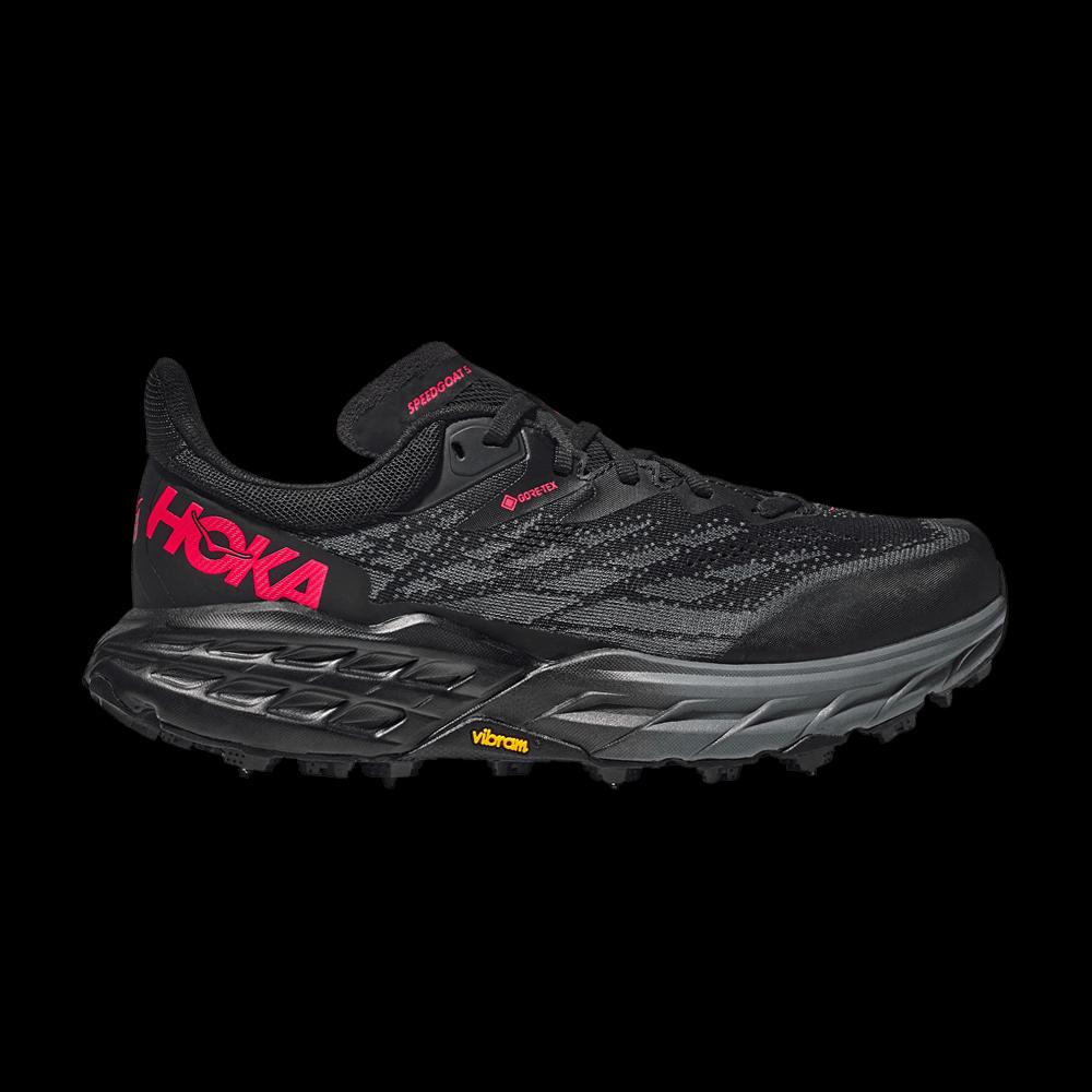 Кроссовки HOKA Wmns Speedgoat 5 GORE-TEX Spike 'Black Red' 1