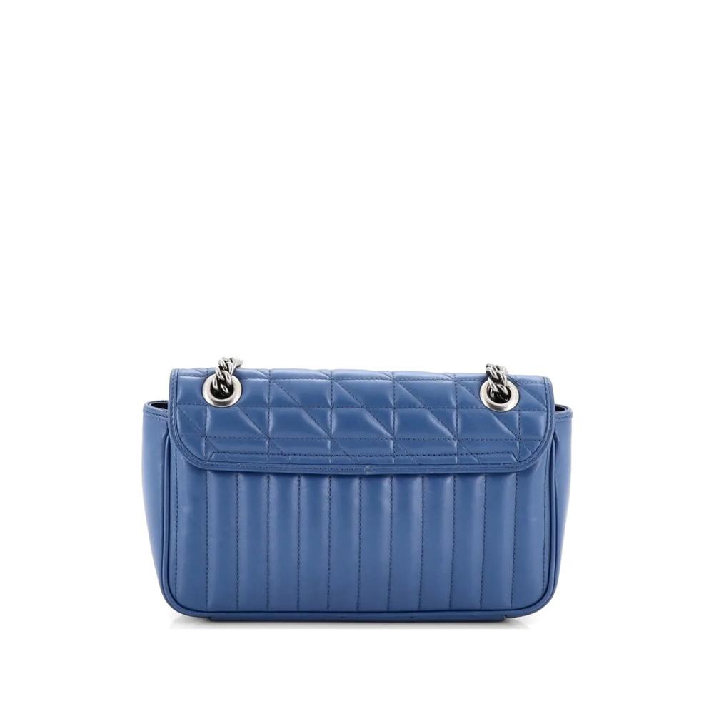 Маленькая сумка на плечо GG Marmont Flap Bag Mixed Matelasse Leather 2