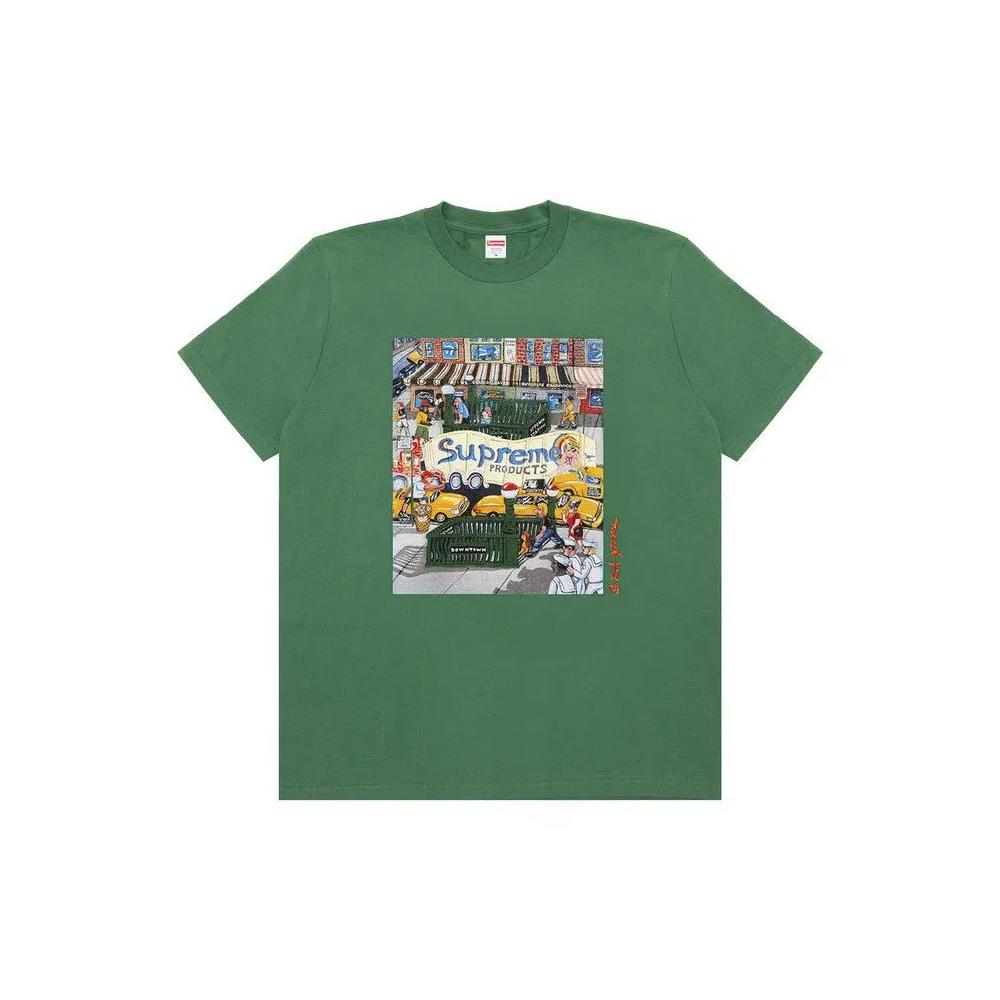 Футболки Supreme Manhattan Tee 'Light Pine' 1