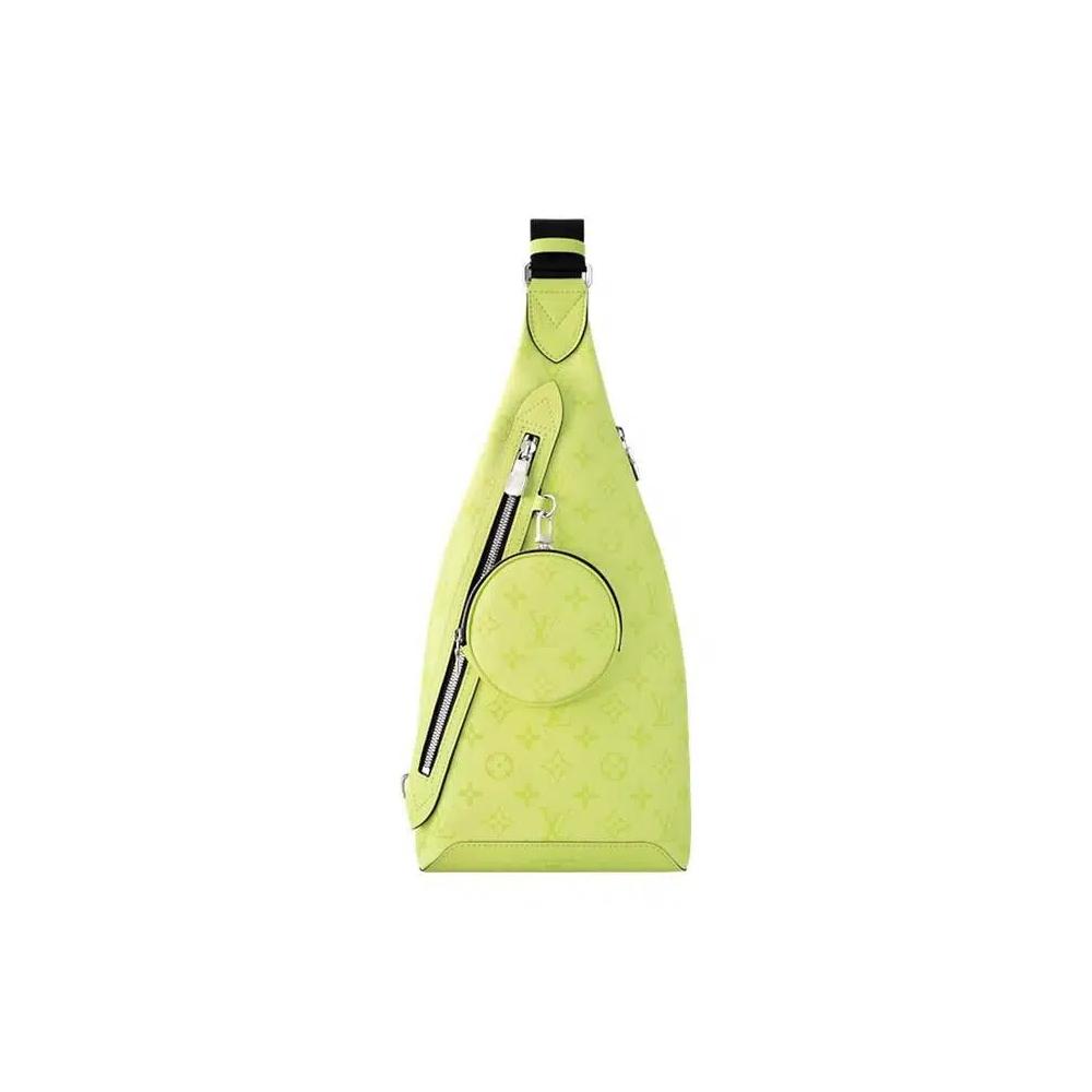 Сумки через плечо Louis Vuitton Duo Slingbag 'Lemon Yellow Monogram Canvas/Taiga Cowhide Leather' 2