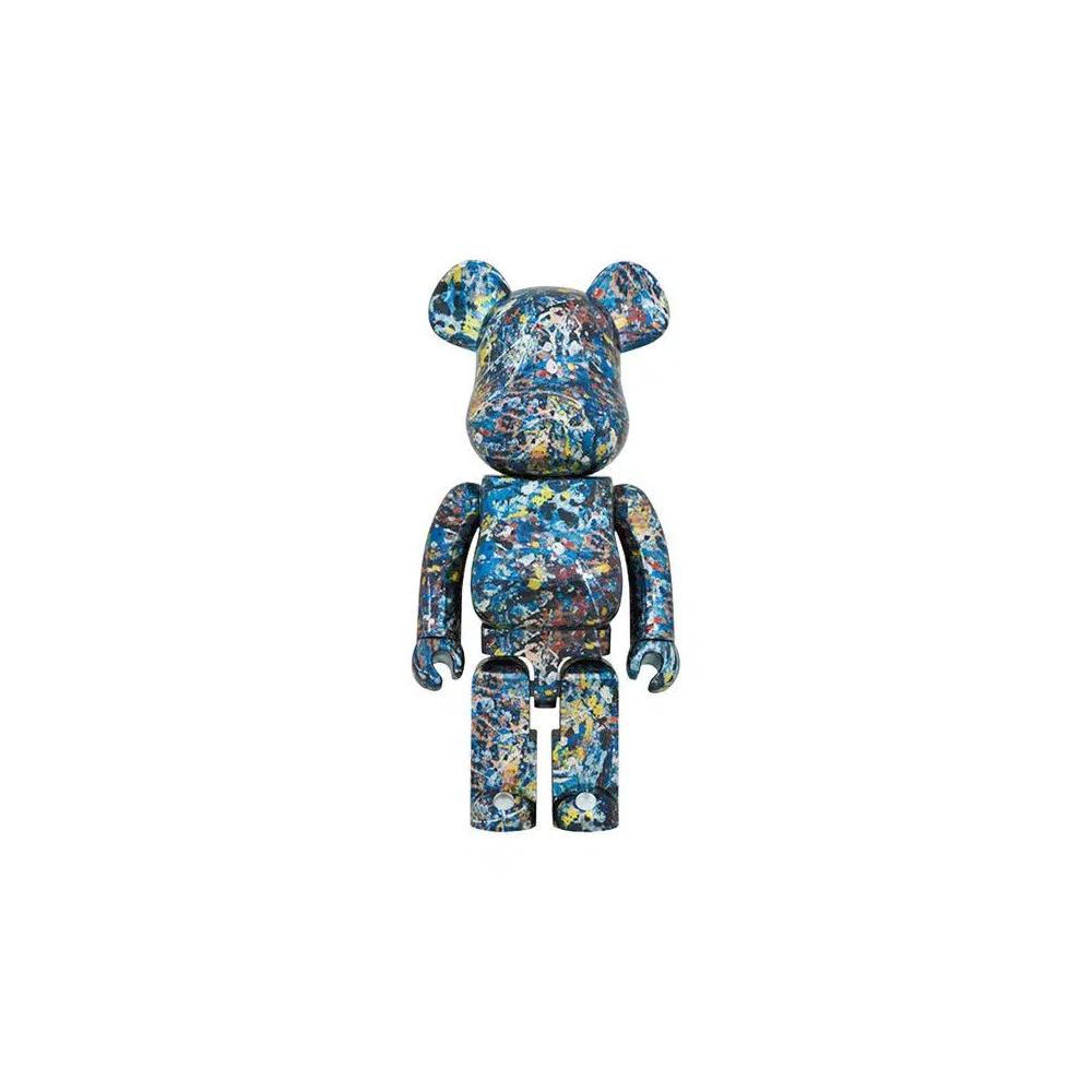 Фигурки BE@RBRICK x Jackson Pollock Studio 1000% 'Хром' 1