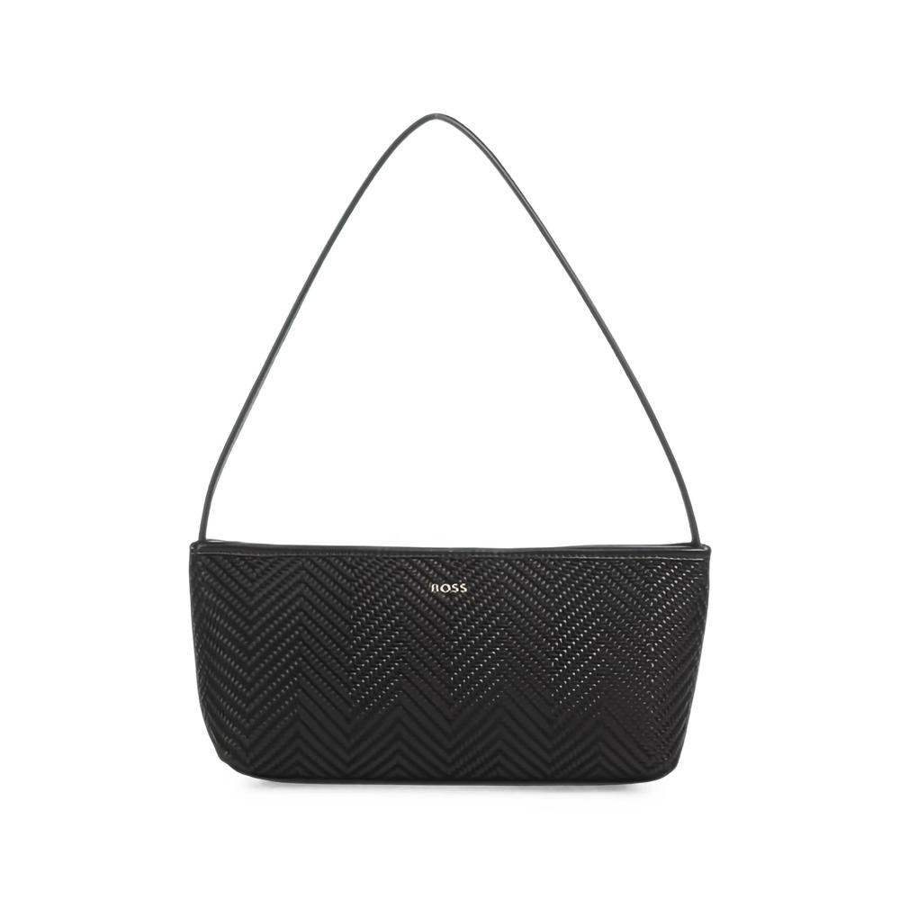 Sandy chevron leather shoulder bag 1