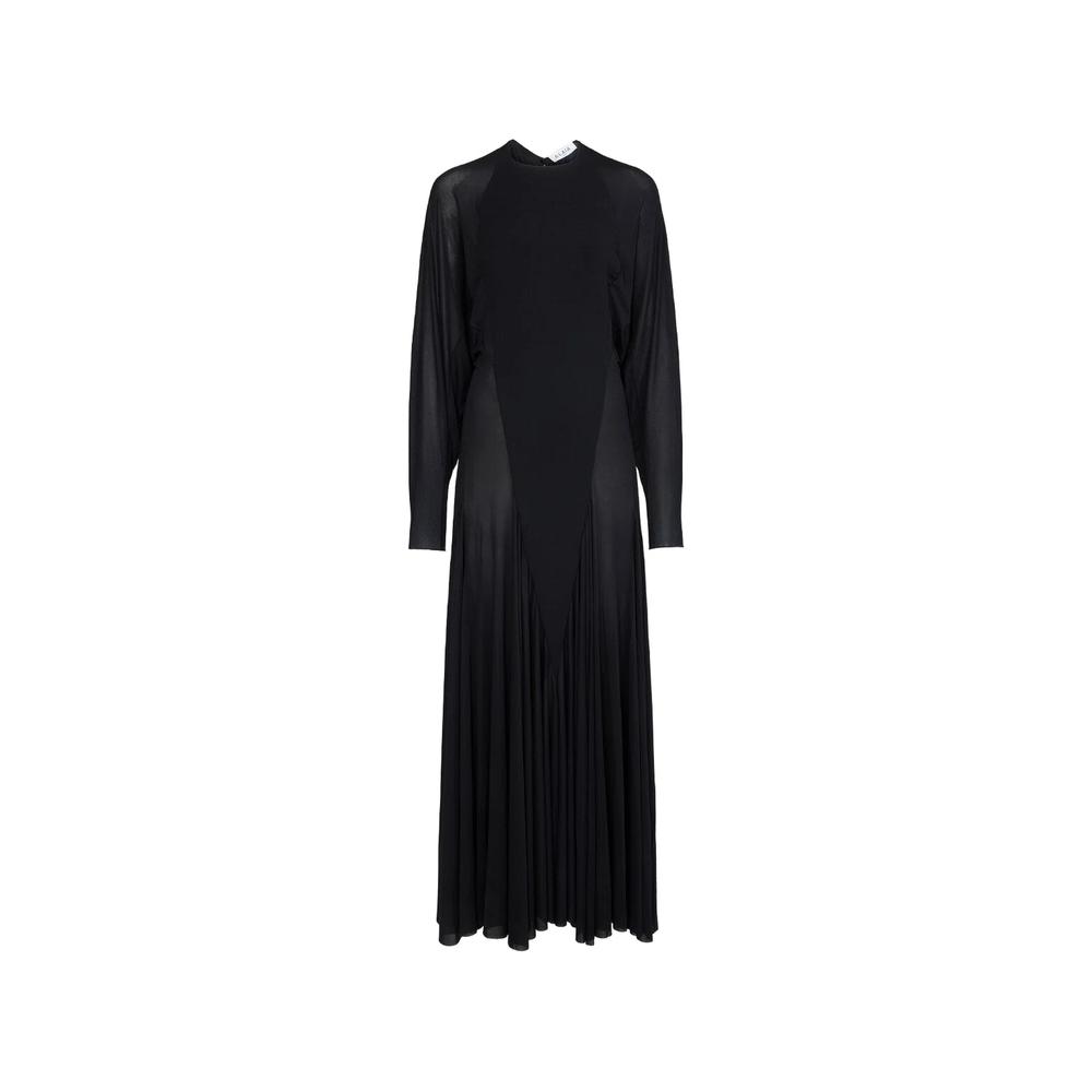 panelled pleated midi dress 2
