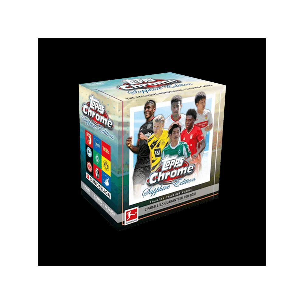 Спортивные карточки 2020-21 Topps Chrome Bundesliga Soccer Sapphire Edition Box 1