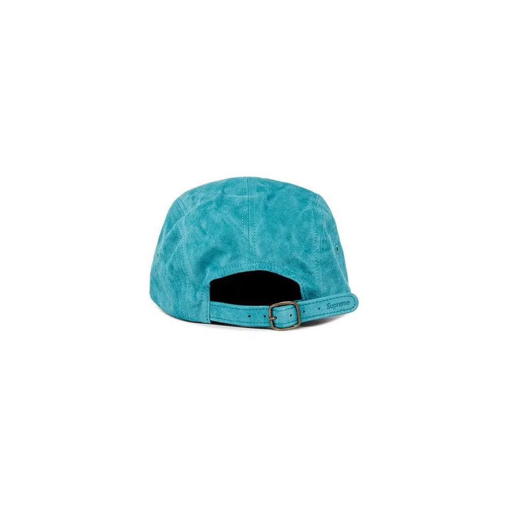 Кепка Supreme Suede Camp Cap 'Бирюзовый' 4