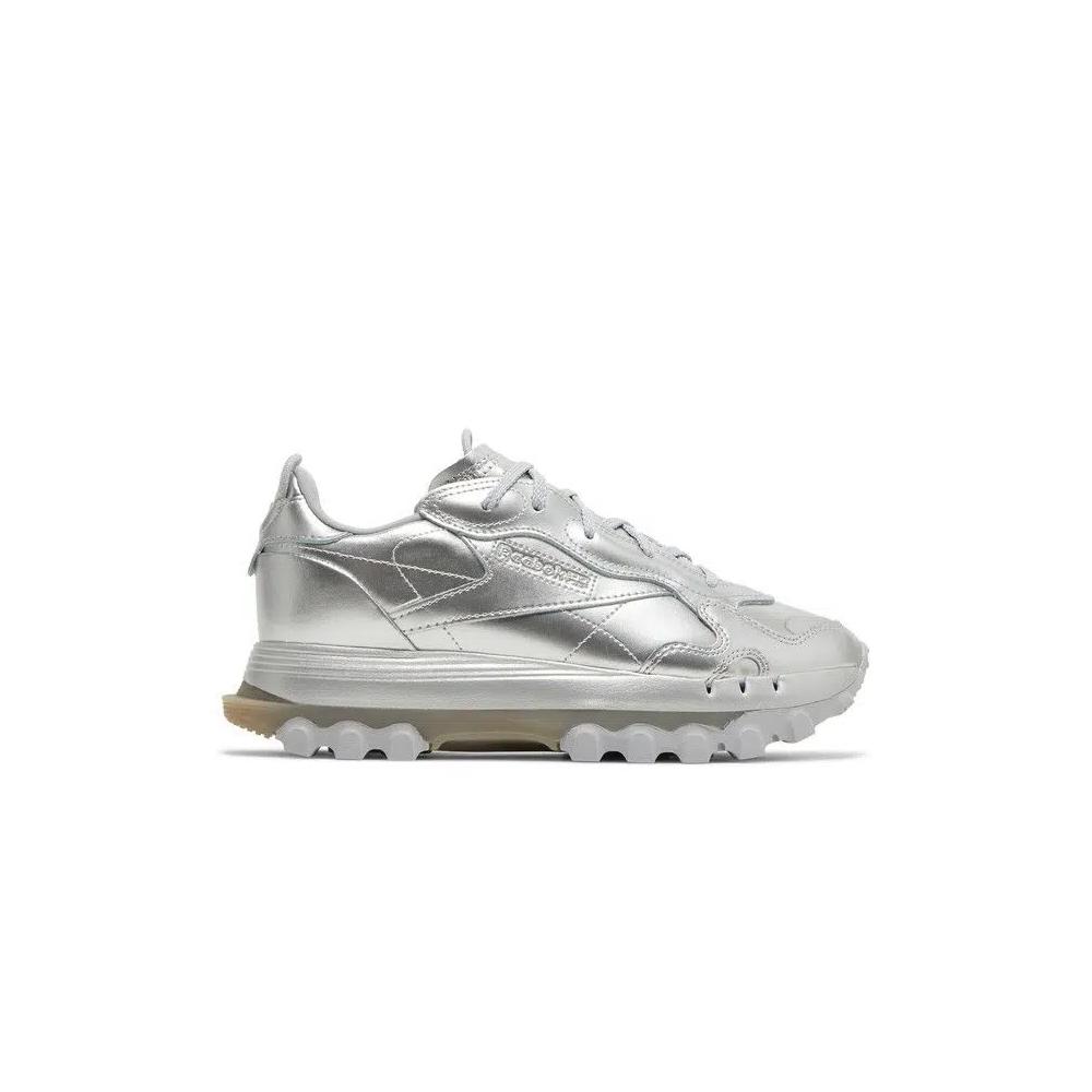 Лайфстайл Cardi B x Reebok Wmns Classic Leather 'Silver Metallic Pewter' 1