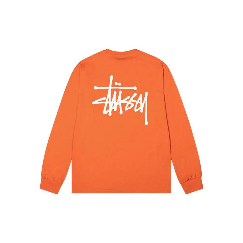 Футболки Stussy Basic Long-Sleeve Tee 'Coral' 2