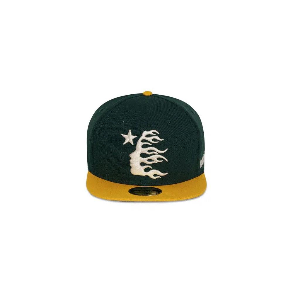 Бейсболка Hellstar Baseball Hat Fitted Custom Hellstar Airbrush 'Green' 1