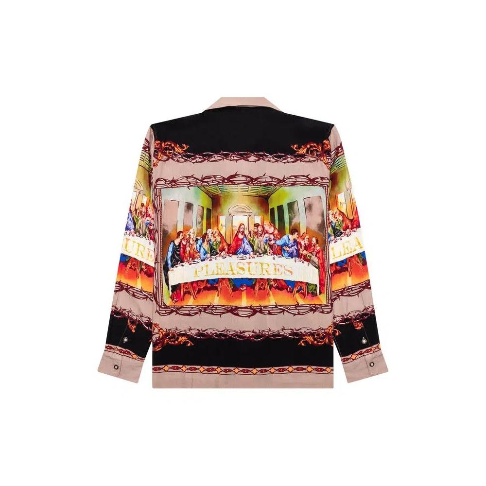 Рубашки на пуговицах Pleasures Supper Button Down Shirt 'Черный' 2