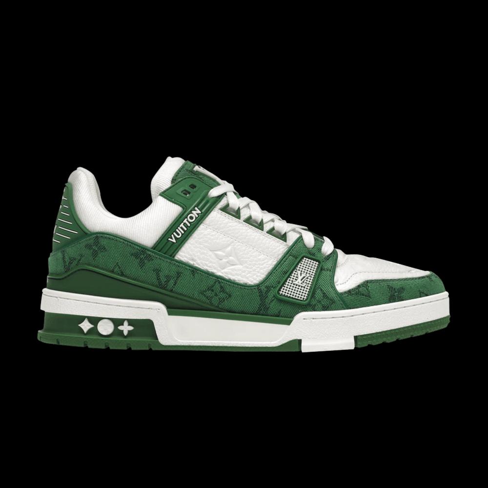 Кроссовки Louis Vuitton Trainer 'Зелёный Monogram' 1