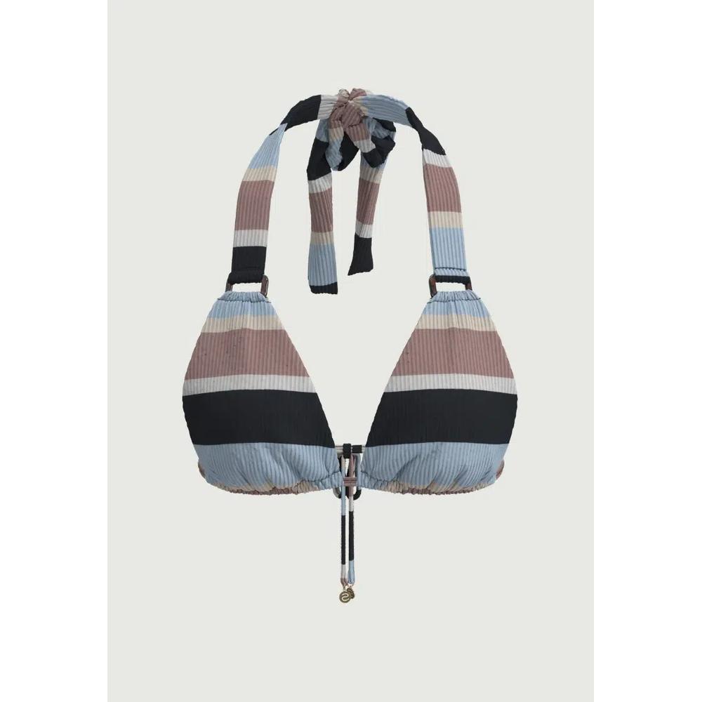 Топ-бикини треугольной формы Someday Stripe Black Ring 2