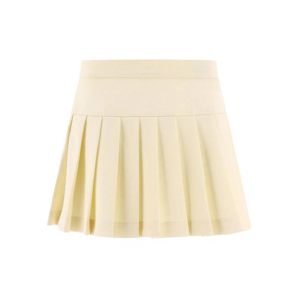 Юбки Palm Angels Pleated Track Skirt «White» 1