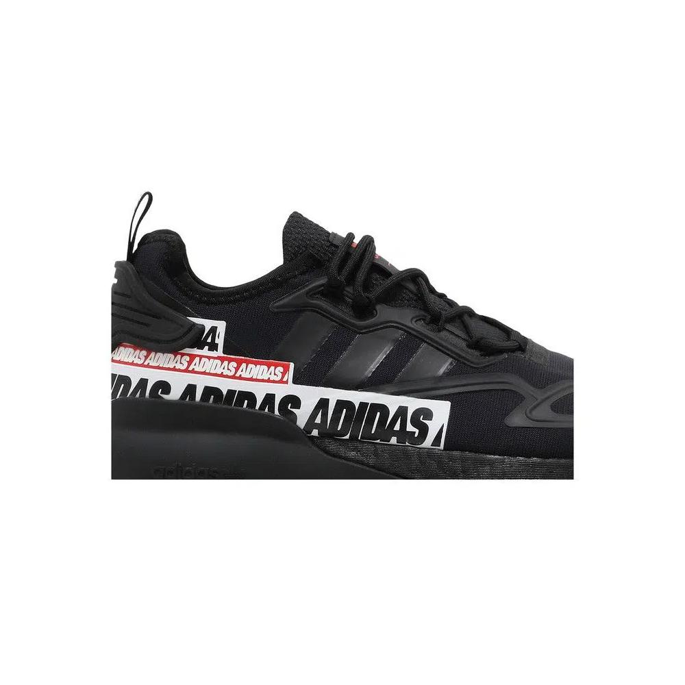 Кроссовки Adidas ZX 2K Boost 'Bold Logo Graphic - Black' 2