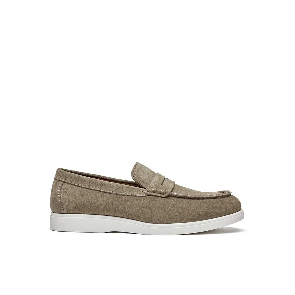 Cow Suede Лоферы-пенни KB8848-2 1