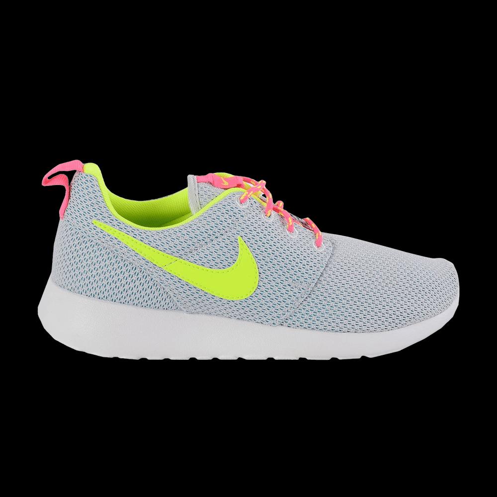 Бутсы Nike Rosherun GS 'Pure Platinum Volt Pink' 1