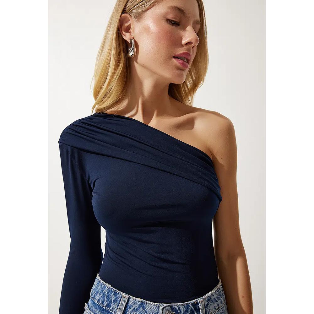 Блуза с одним плечом One Shoulder Blouse 5