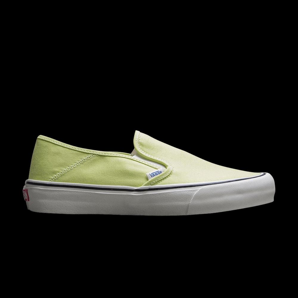Слипоны Vans Slip-On SF Salt Wash 'Sunny Lime' 1