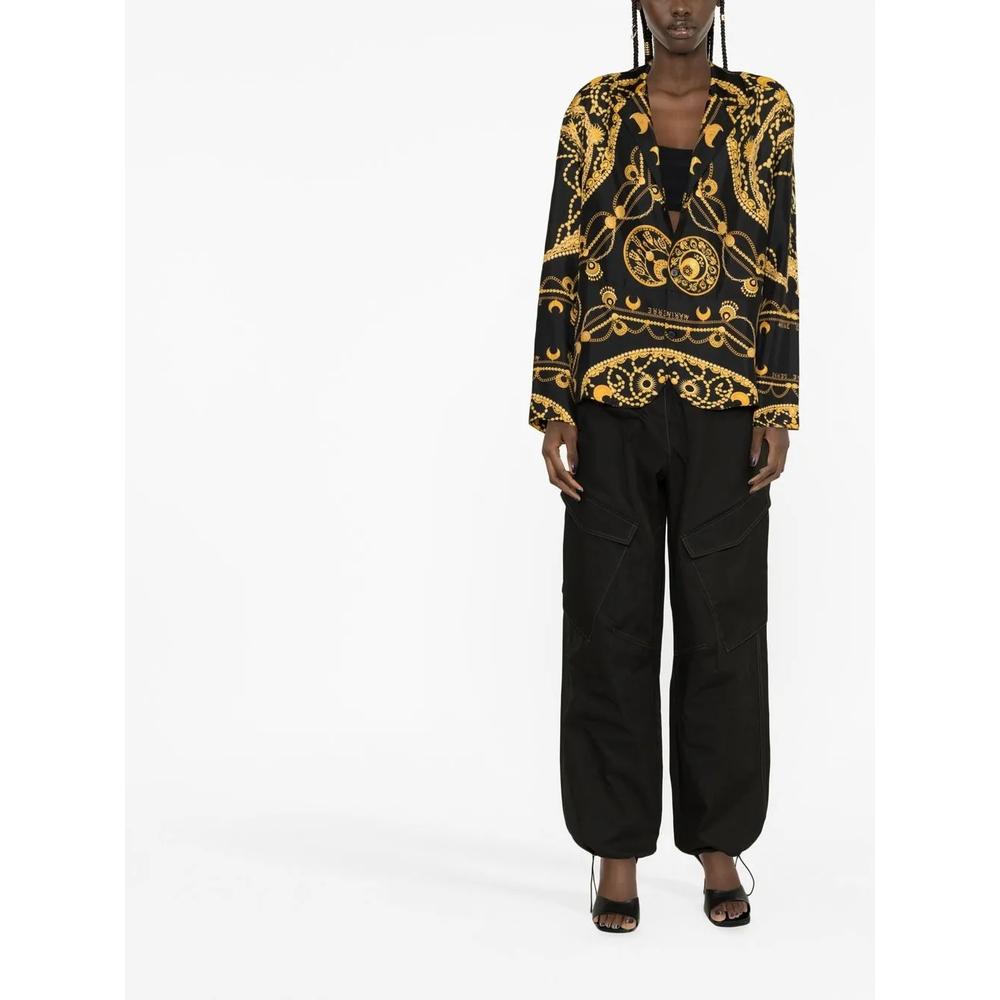 chain-print silk shirt 2