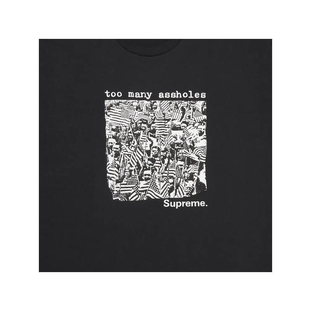 Футболки Supreme Too Many Assholes Tee 'Black' 3