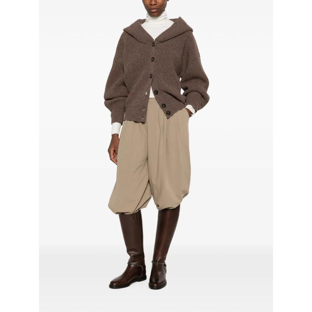 Donato hooded ribbed-knit cardigan 2