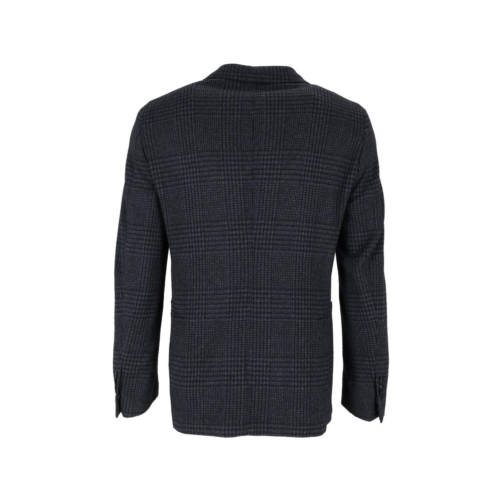 check-pattern blazer 2