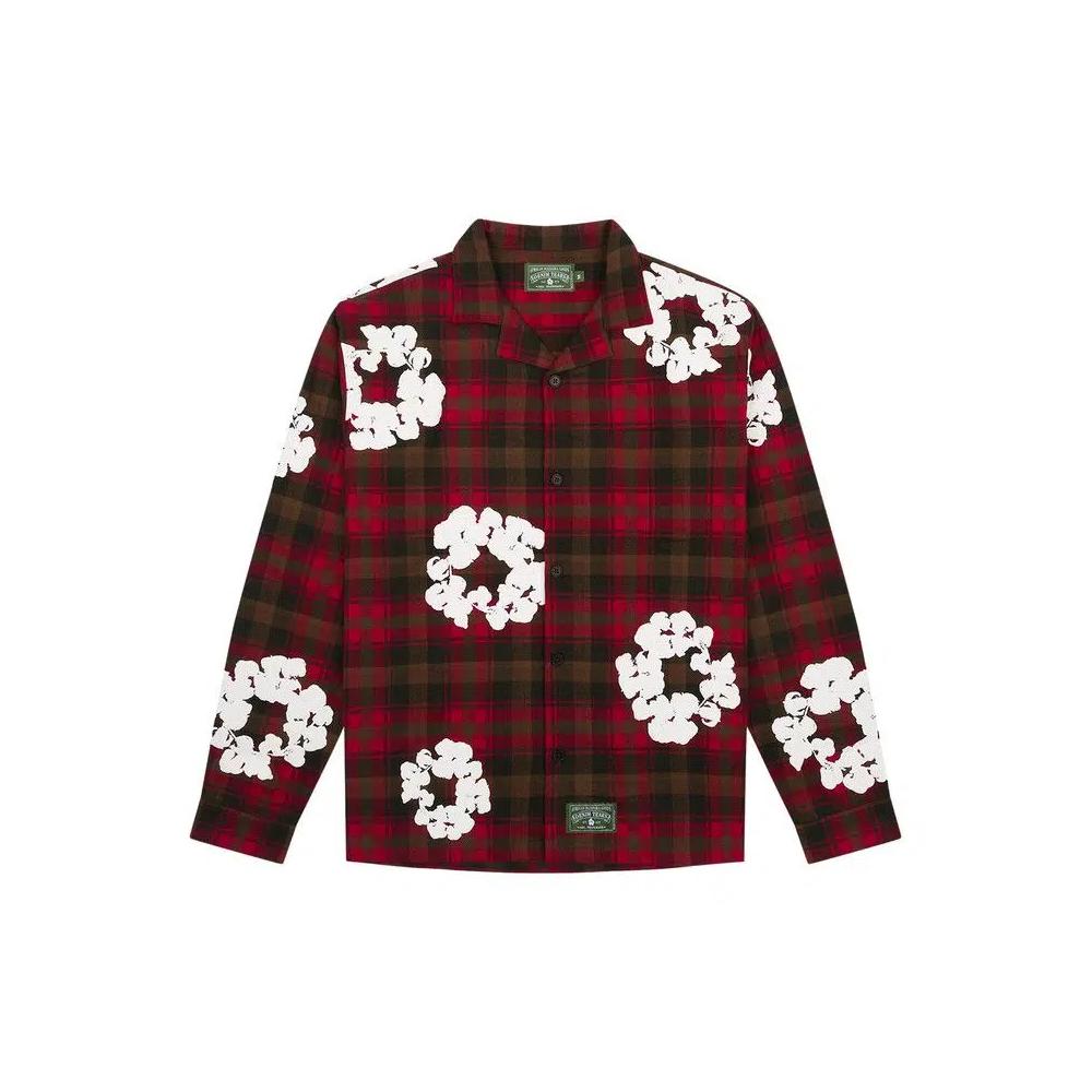 Пижамы Denim Tears Wreath Pajama Shirt 'Red' 1