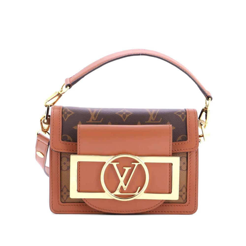 Мини-сумка через плечо Dauphine Lock XL Shoulder Bag Reverse Monogram Canvas 1