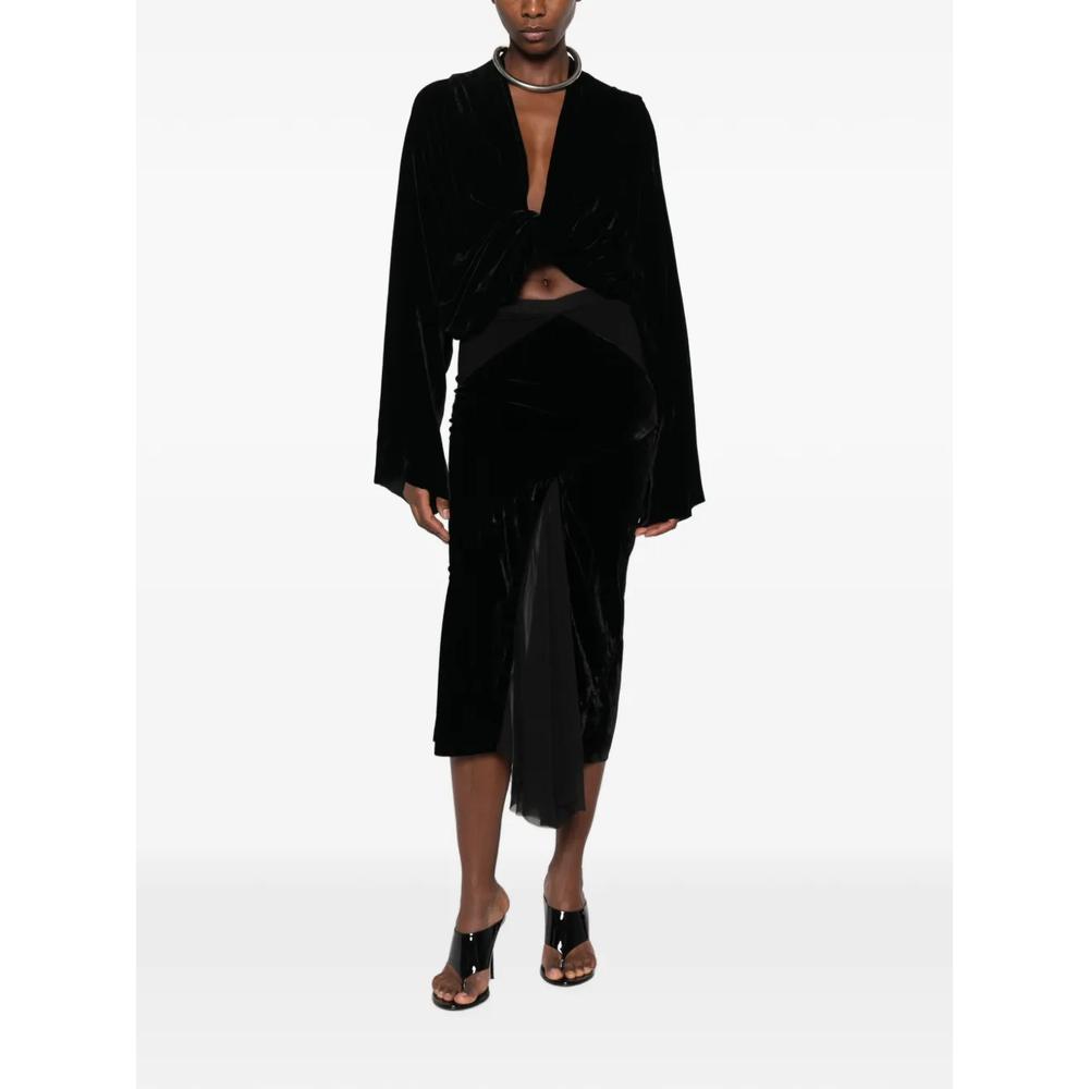 Юбка миди со вставками 2