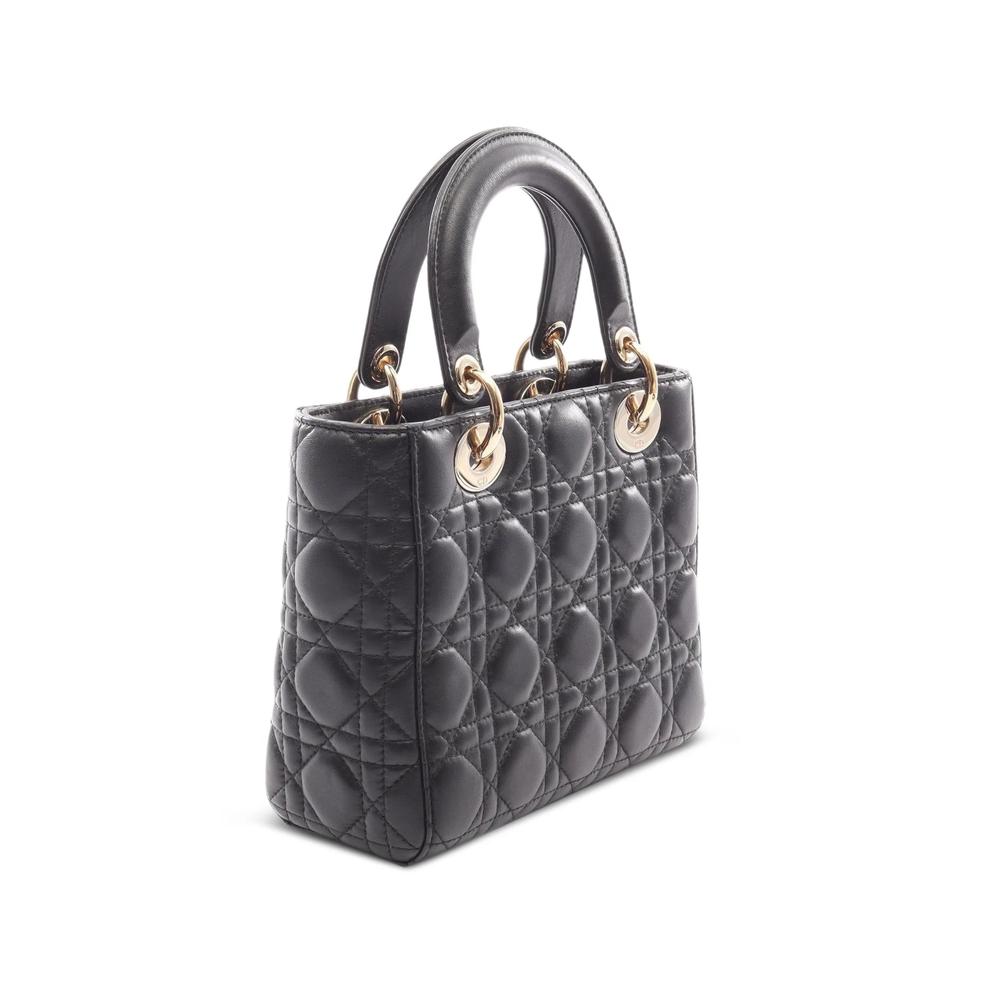 2000s Cannage Lady Dior mini tote bag 2