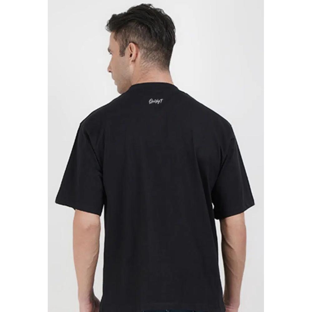 Увеличенная футболка с пончиком Oversized Headfone Dounut Black Cotton Short Sleeve Relaxed Tee 4