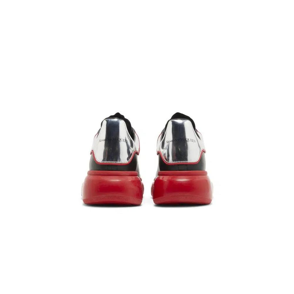 Кроссовки Alexander McQueen Oversized Sneaker 'Black Silver Lust Red' 6