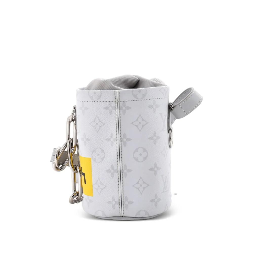 Сумка-ведро Chalk Nano Bag Limited Edition Logo Story Monogram Canvas 2