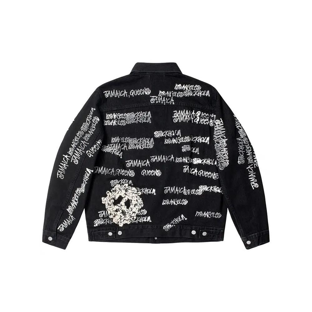 Джинсовые куртки Stussy x Denim Tears x Our Legacy TTL Джинсовая куртка 'Black' 2
