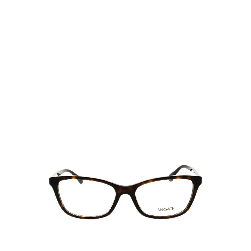 tortoiseshell-pattern rectangle-frame glasses 1