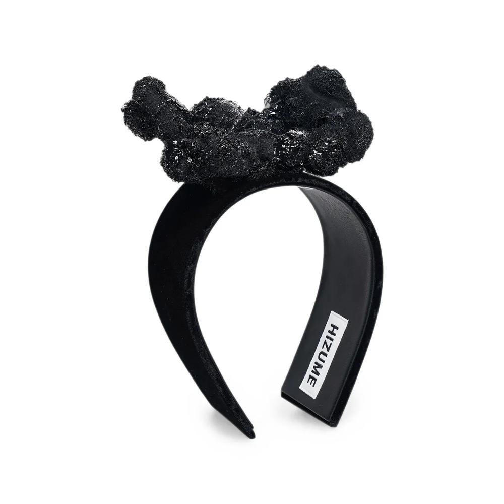 x HIZUME velvet-finish headband 2