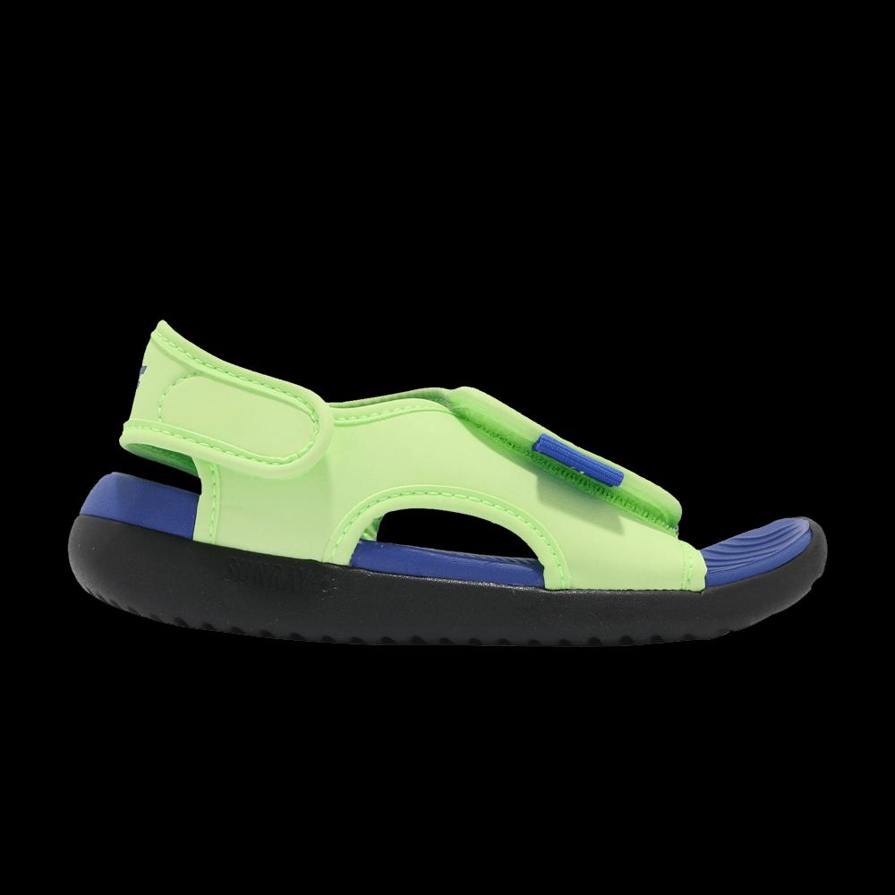 Сандалии Nike Sunray Adjust 5 V2 GS 'Ghost Green Hyper Blue' 1
