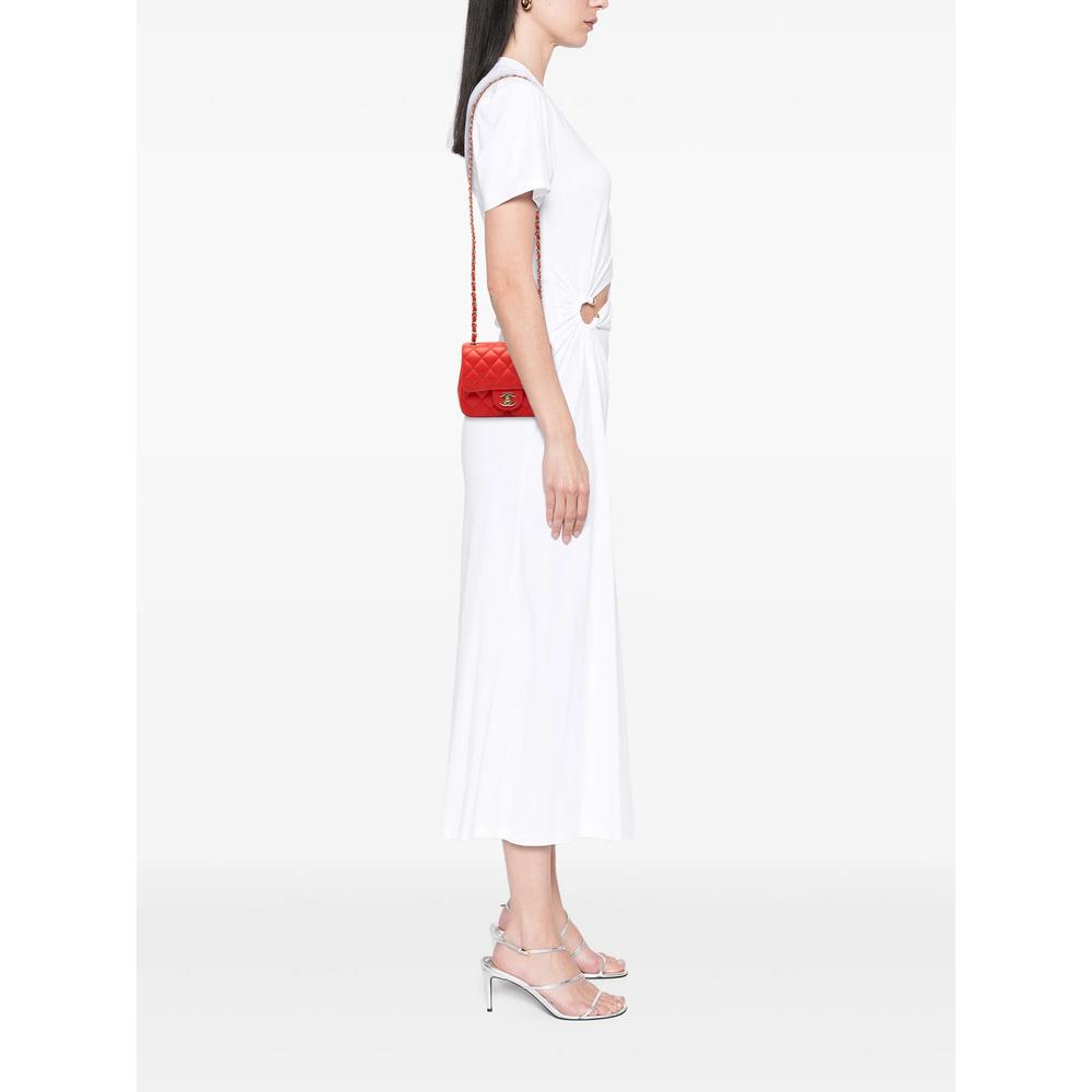 2016-2017 Mini Square Classic Lambskin Single Flap crossbody bag 2