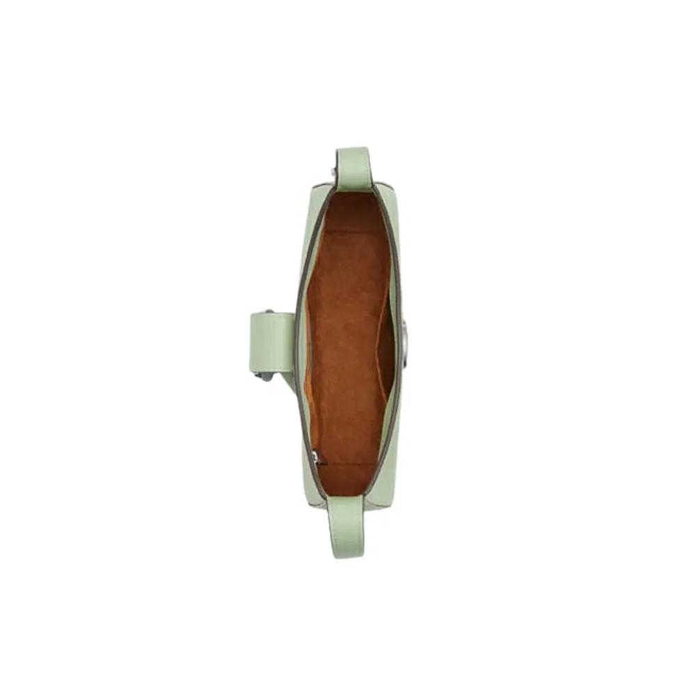 Coach Eliza Ящерица тисненая сумка через плечо цвет Pale Green CR107 3