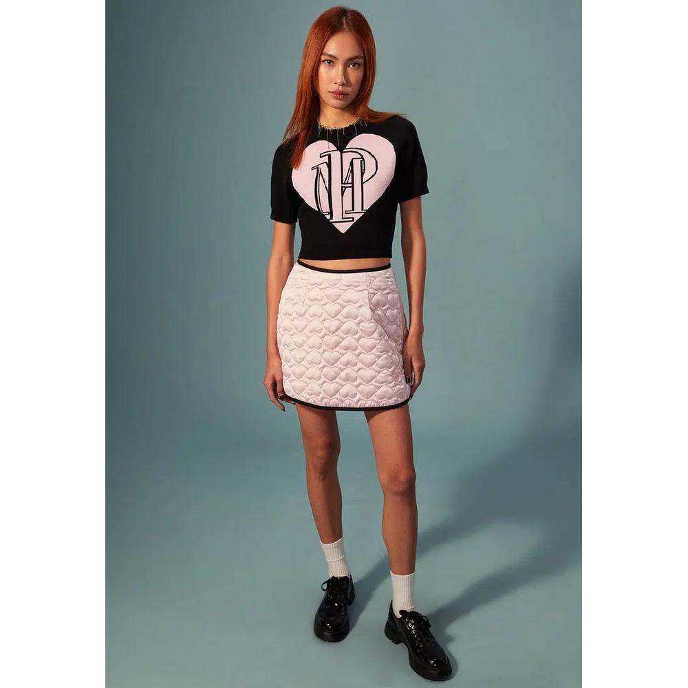 Топ с принтом PML Logo Knit Top - Черный 3