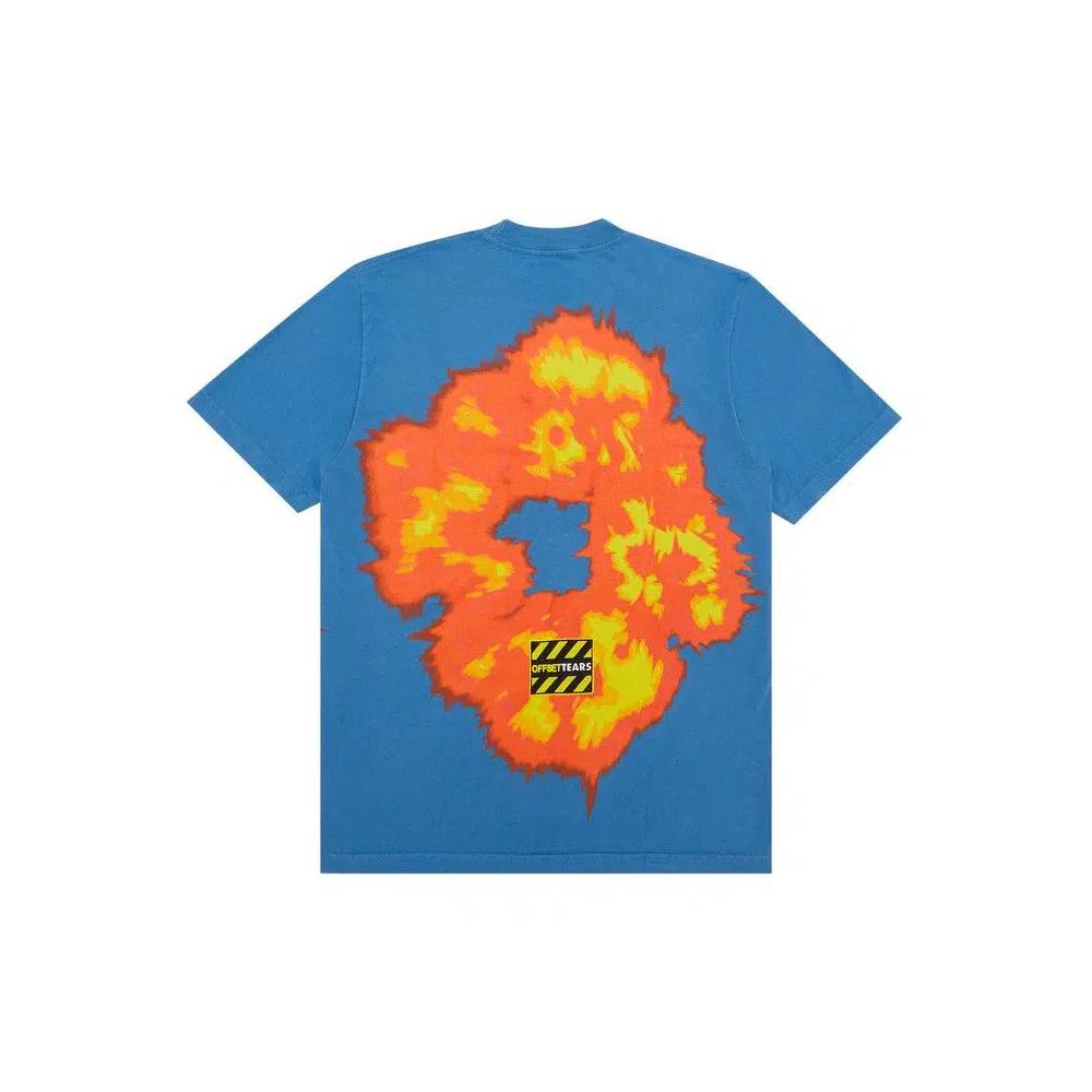 Футболка с коротким рукавом Denim Tears x Offset Set It Off #2 T-Shirt 'Blue' 2