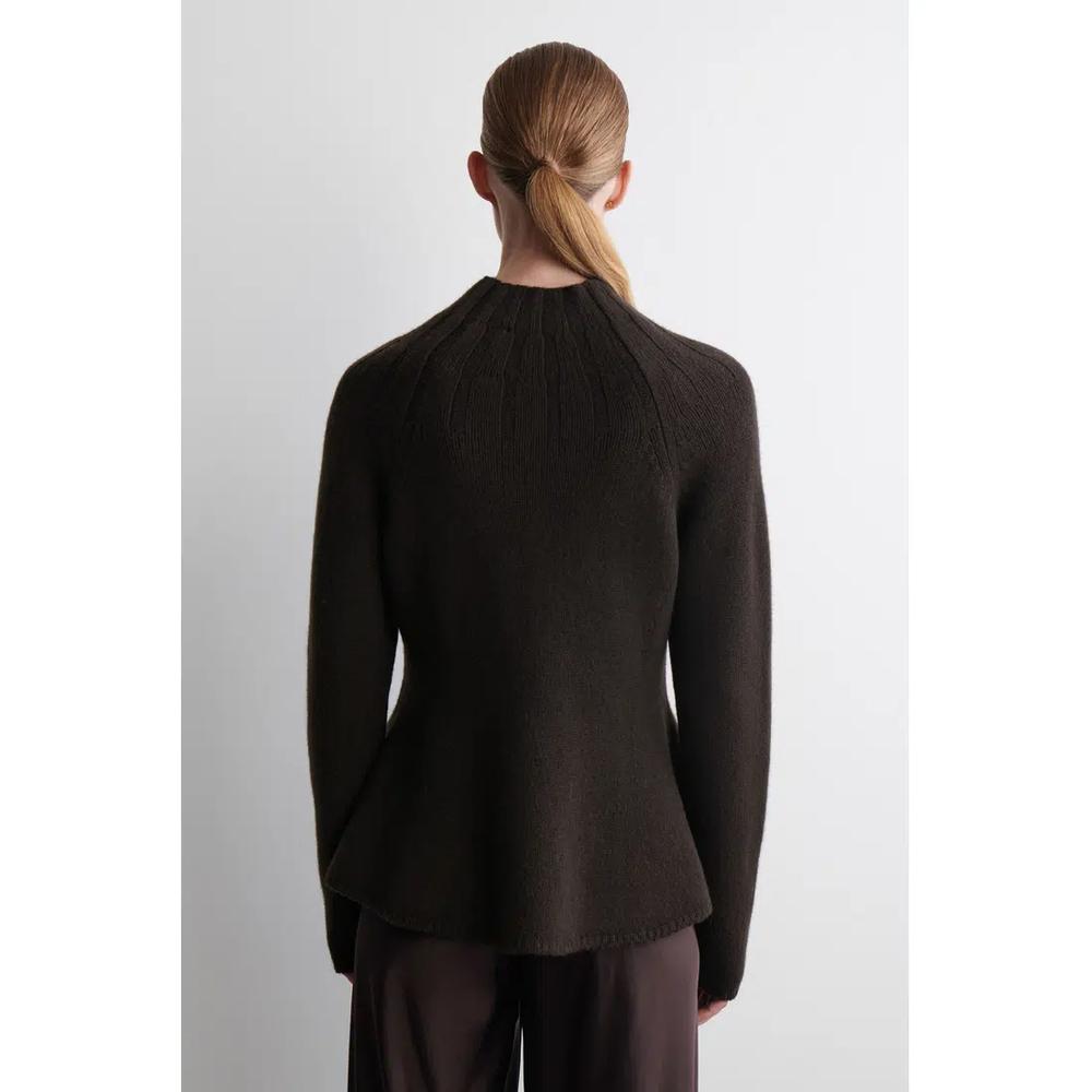PEPLUM МЕРИНОСОВЫЙ ШЕРСТЯНОЙ ДЖЕМПЕР 4
